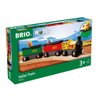 BRIO World - 33722 Safari Train | Interactive Toy Train Set for Kids Age 3 and Up | Environmentally Conscious | Engine and Animal Wagons Included