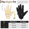Mossy Oak Tactical Gloves, Touchscreen Airsoft Gloves with Hard Knuckle for Hunting, Paintball, Hiking, Camping, Climbing, Cycling, Motorcycle
