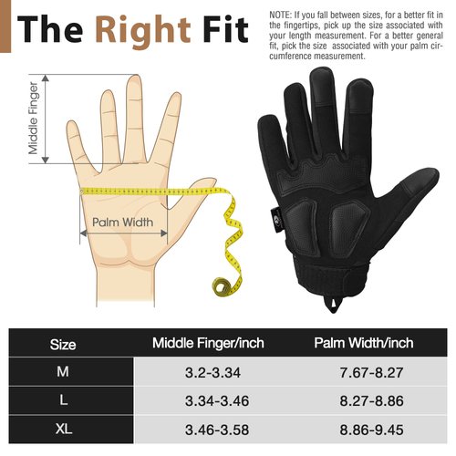 Mossy Oak Tactical Gloves, Touchscreen Airsoft Gloves with Hard Knuckle for Hunting, Paintball, Hiking, Camping, Climbing, Cycling, Motorcycle