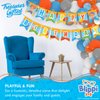 Treasures Gifted Officially Licensed Blippi Banner - Blippi Happy Birthday Banner - Blippi Birthday Party Supplies - Blippi Party Decorations - Blippi Birthday Banner - Blippi Party Supplies