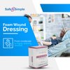 Safe n’ Simple Medical Foam Dressing for Wounds - 12 Pack Individual Thick Pads 2" x 2" - Highly Absorbent Medical Foam Padding for Wound Care - Non-Adherent Foam Dressing Without Border