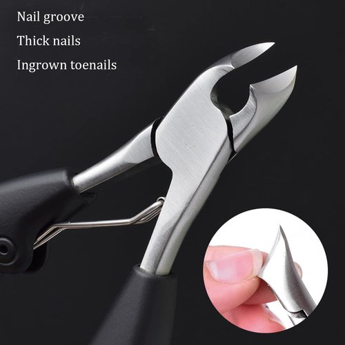 Podiatrist Toenail Clippers, Professional Thick & Ingrown Toe Nail Clippers for Seniors & Men, Pedicure Clippers Toenail Cutters & Super Sharp Curved Blade Grooming Tool