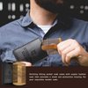 Striking Viking Sandalwood Beard and Mustache Comb Set - Pocket-Sized Wooden Comb with Fine and Coarse Teeth, Case Included - Perfect for Balms and Oils