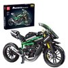 Mould King Motorcycle Building Sets, 23002 Kawasaki Ninja H2R Motorcycle Model Kits, Superbike Blocks Kits Toys, Collectible Motorbike Model for Adults Boys and Kids (639 PCS)