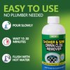 Drain Cleaner Clog Remover Liquid: Sink Kitchen Bathroom Shower Drain Cleaning Solution - Safe for Household Pipes Prevents Build-Up (2Pcs)