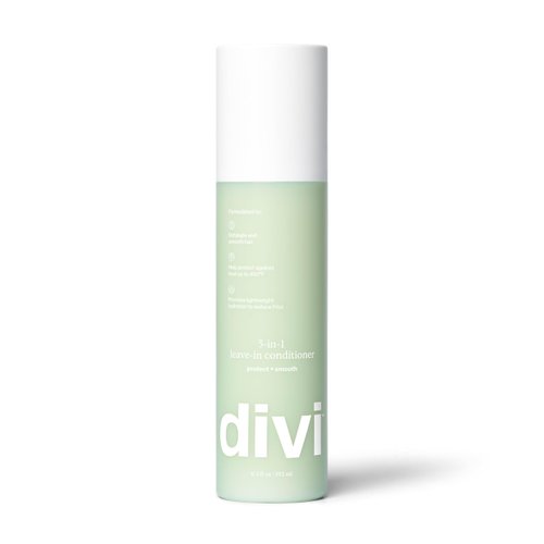 divi 3-in-1 Leave-In Conditioner - Lightweight Formula to Detangle and Hydrate Hair While Protecting Against Heat - 6 Fl Oz