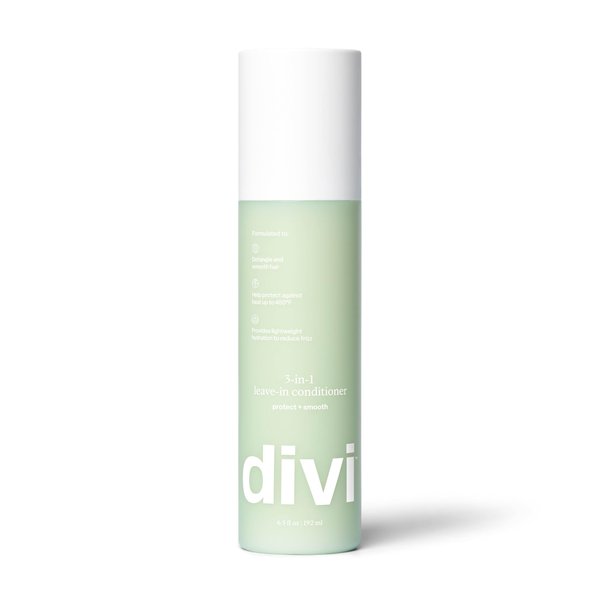 divi 3-in-1 Leave-In Conditioner - Lightweight Formula to Detangle and Hydrate Hair While Protecting Against Heat - 6 Fl Oz