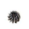 1Pc Rhinestone Black Birds Nest Hair Clips,Crystal Hair Claw Hair Clip Pearl Hair Ring Headdress Hair Fixed Meatball Head for Women Girls,Hair Accessories