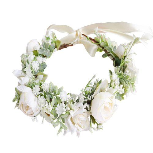 DreamLily Maternity Woodland Photo Shoot Peony Flower Crown Hair Wreath Wedding Headband BC44 (St...