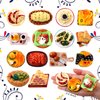 Blosssound 14 Pcs Miniature Food Toy Pretend Food Decorations Miniature Doll House Accessories Mexican Miniature Food Set for Dollhouse Kitchen Cooking Game Party