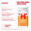 Habit Energy Supplement 2 Pack (120 Capsules) - New Look, Supports Energy, Mental Alertness and Focus, Natural Caffeine, Vitamins B & C, Green Tea Extract, Vegan, Non-GMO