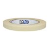 ProTapes Pro 795 Crepe Paper General Purpose Masking Tape, 60 yds Length x 1/2" Width, Tan (Pack of 1)