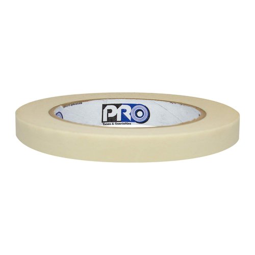 ProTapes Pro 795 Crepe Paper General Purpose Masking Tape, 60 yds Length x 1/2" Width, Tan (Pack of 1)