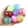 Curious Minds Busy Bags 8 Mini Stress Balls - 4 Glitter, Metallic, Confetti, Glow in Dark 1.5" Stress Ball - Ceiling Sticky Glob Balls - Squishy Gooey Shape-able Squish Sensory Squeeze Balls