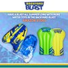 Backyard Blast Rider, Inflatable Body Board Slide Rider and Pool Float Toy, Lime Green