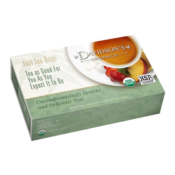 Davidson's Organics, Lemon Mango, 100-count Unwrapped Tea Bags