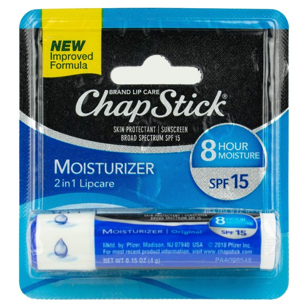 ChapStick Lip Balm, SPF 15 Moisturizer