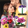 Utbttor Flowers Bouquet Building Set, Flower Botanical Collection Building Kit Toys Office Home Decoration, Valentine Day, Birthday, Mother's Day, for Him and Her Kids Adults(No Vase)-699Pcs