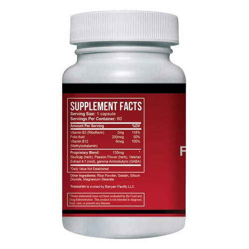 Tremortin – Natural Essential Tremor Herbal Supplement - Offers Relief for Shaky Hands, Arm, Leg and Voice Tremors (60 Capsules)