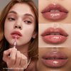 Peripera Ink Glasting Lip Gloss | Non-Sticky, High-Shine, 4XL Wand For Easy Application, Comfortable, Plumping, Fuller-Looking Lips, Moisturizing, Long-Lasting, Vegan (003 CHILLING ROSY)