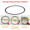 Upgrade S9892 Pressure Cooker Gasket For Mirro Pressure Cooker S-9892 9892 M-0296 M-0436 M-0498 M-0536 M-0596 M-0646 M-1952 Fit ４｜6 ｜ 8 QT Models（white） (black)