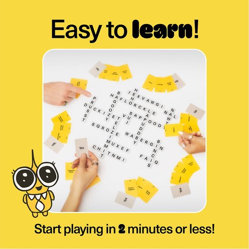 Blabbi, The Game of Made-Up Words. Viral Funny Party Word Board Game for Adults, Teens, and Kids 14+. Easy to Learn (Base Edition)