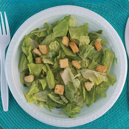 Blue Sky 100 Count Disposable Plastic Plates, 6-Inch, White