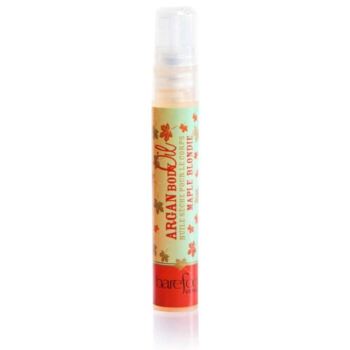 Barefoot Venus Travel Size Mini Argan Body Oil - 8 Milliliters (Maple Blondie)