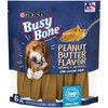 Purina Busy Bone Made in USA Facilities, Long Lasting Small/Medium Breed Adult Dog Chews, Peanut Butter Flavor - (Pack of 4) 6 ct. Pouches