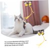 FRCOLOR 3Pcs Replacement Head for cat Teaser Cat Fishing Pole Toy Cat Worm Toy Refills cat Toys Interactive Cat Toy cat Wand Toy attachments DIY cat Teaser Wand Stick Sports pp Fishing Rod