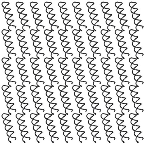 FANDAMEI 50PCS Spiral Hair Pins, Spin Pins Non-Scratch Round Tips, Twist Screw Hair Pin for Women...