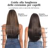 HOTBANANA Human Hair Clip in Hair Extensions, Dark Brown 120g Clip in Hair Extensions Real Human Hair Straight Remy Hair Clip in Hair Extensions 22 Inch 7pcs