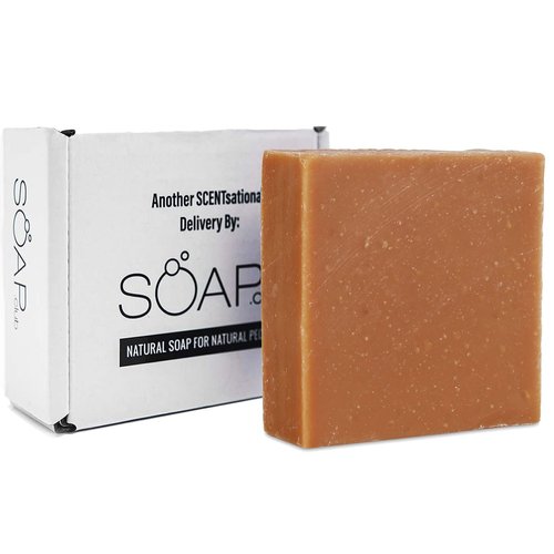 Sweet Almond Natural Bar Soap - Bath Soap infused with Goat’s Milk, Greek Yogurt - Exfoliating Artisan Soap with Ground Oatmeal, Sea Salt - Soap Bar Box makes an Ideal Present for Women by SOAP CLUB