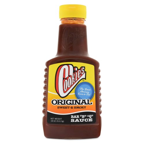 Cookies Original Sweet and Smoky BBQ Sauce, 18 Ounce