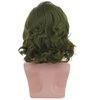 incohair Short Curly Green Wigs for Men Costume Wig Synthetic Hair Wig for Halloween Party