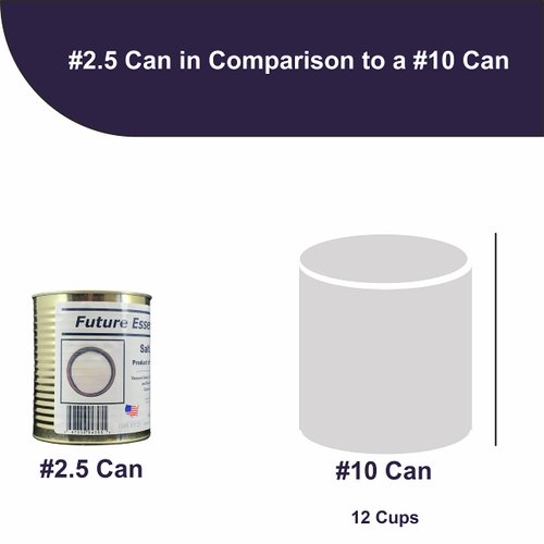 1 Can of Future Essentials Iodized Salt, 2.5 Can, 2lbs Net Weight