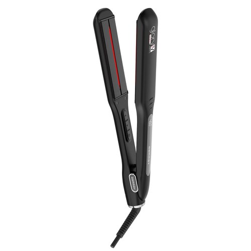 GAMMA+ Glory IV Flat Iron Vibrating with Infrared Heat Shield Technology with Digital Display, 1.5"-Inch Ceramic Tourmaline Plates