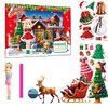 SIHPTO Christmas Magnetic Paper Dolls Dress-Up Game，Christmas Magnetic Dress Up Dolls for Girls，Magnetic Dress Up Baby，Magnetic Dress Up Book for Girls and Toddlers Aged 3+