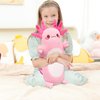 Auspicious beginning 20" Cute Axolotl Stuffed Animal Plush Pillow, Soft Kawaii Cat face Pink Axolotl Body Pillow Long Plush Doll Standing Hugging Pillow Toys for Kids Children Adults Gifts