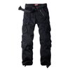 Women's Cotton Casual Military Army Cargo Combat Work Pants with 8 Pocket Black US 8