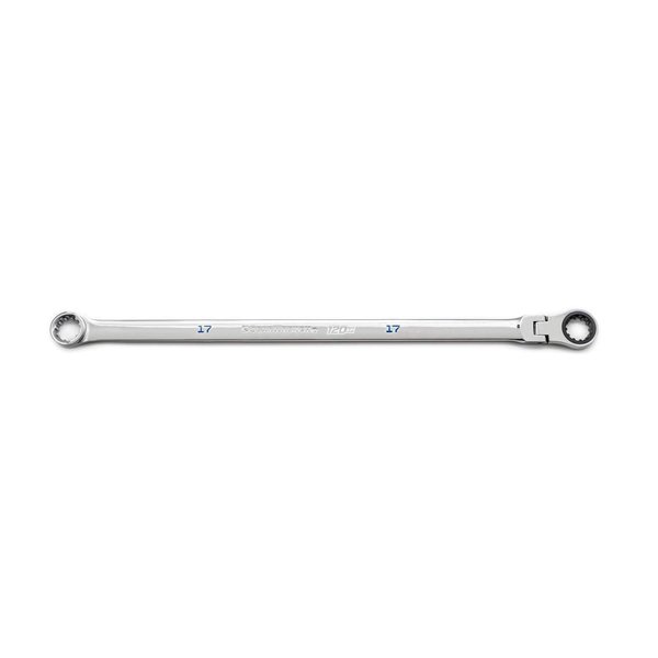 GEARWRENCH 17mm 120X Universal Spline XL GearBox Flex Head Ratcheting Wrench - 86117