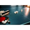 Infusion Custom Shamrock Design Ping Pong Balls, 6 White Table Tennis Balls
