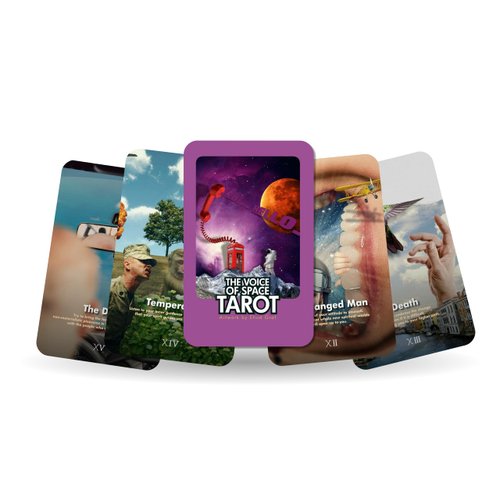 Ibiza Tarot-The Voice of Space Tarot| Fortune Telling Tarot Cards Deck for Beginners |Authentic Tarot Experience - Set of 22 Arcana Cards