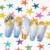 Summer Nail Art Rhinestones, 2 Boxes Tropical Ocean Nail Charms Shell Starfish Conch Sea Series 3D Beach Nail Design Accessories Manicure DIY Seashell Nail Decoration for Women Girls
