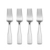 Hampton Forge Bristol Satin 4Pk Salad Forks/Color Card, 0.20 LB, Metallic
