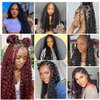 Human Braiding Hair 24 Inch Deep Wave Bulk Human Hair for Braiding No Weft 2 Bundles 100g Curly Human Hair for Boho Braids 100% Unprocessed Brazilian Virgin Hair for Human Hair Extensions