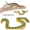 Atralo Service Snake Figures Wild Life Jungle Animal Model Playsets 3 PCS Snakes Figurines Party Favors Toys for Boys Girls Kids Toddlers