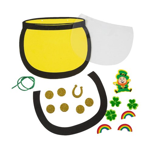 Pot of Gold Sign Craft Kit, Makes 12