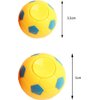Soccer Ball Ornament - Hand Ornament Soccer Balls, Stress Relief Football Toys 3.5/5.5cm Rotatable Decompress Soccer Balls, Relief Vent Toys, for Adults Random one Desk Decompression Tools
