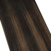 Moresoo Tape in Human Hair Extensions Balayage Hair Extensions Invisible Tape in Extensions Real Human Hair Balayage Darkest Brown Mix with Medium Brown Tape in Remy Hair 20 Inch #2/6/2 20pcs 50g